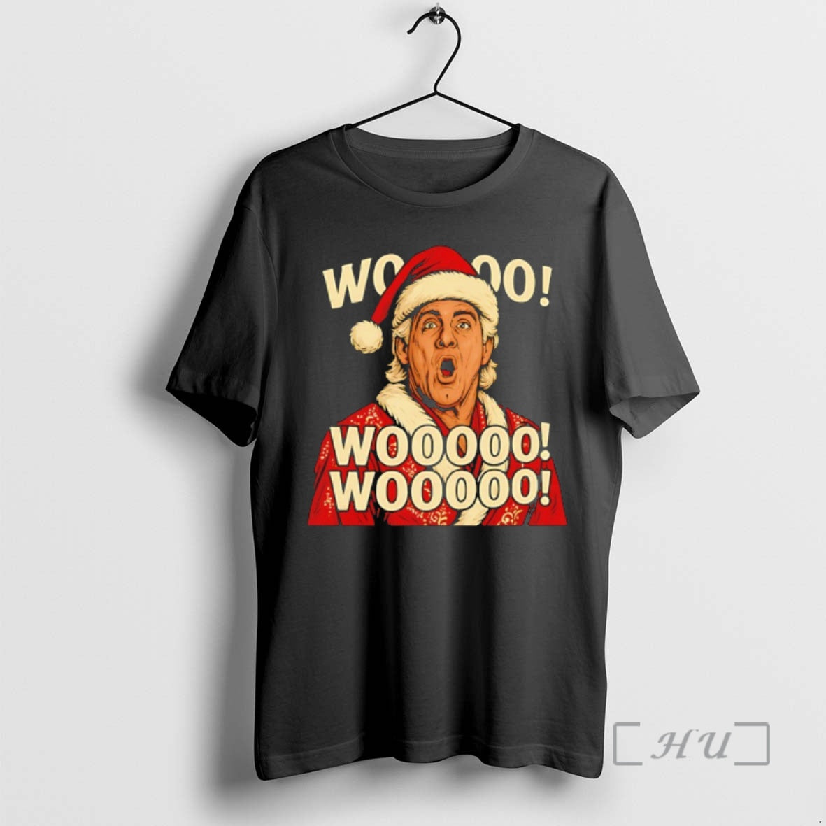 Officials Ric Flair Santa Wooooo Wooooo Wooooo Christmas T-Shirts, Hoodie, Sweatshirt | AU18TeeNovaLab.com