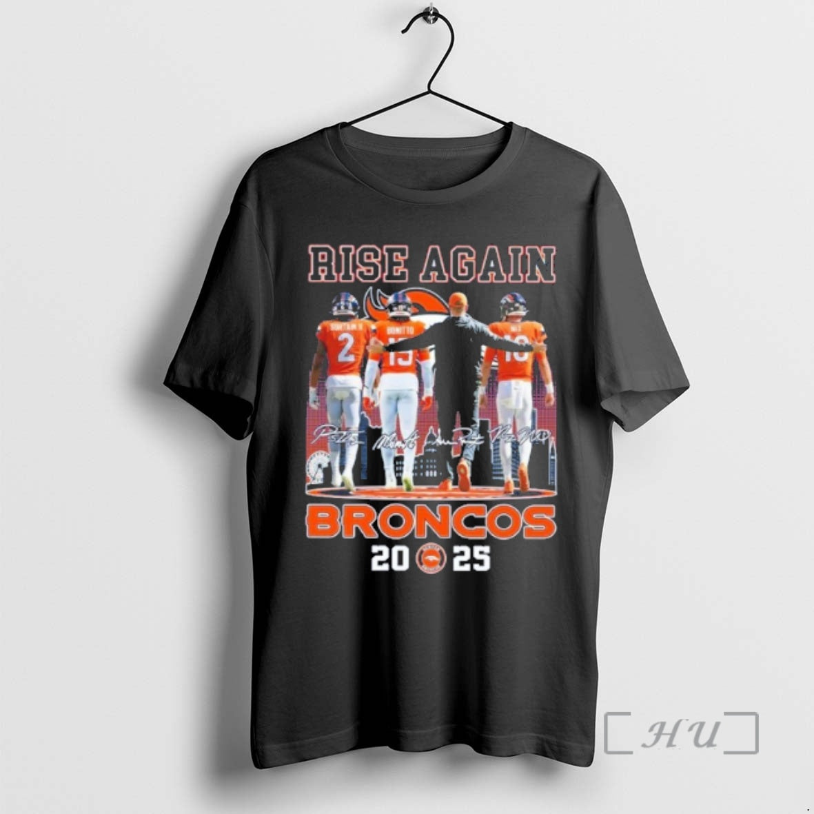 Officials Rise Again Player Signature Broncos 2025 City T-Shirts, Hoodie, Sweatshirt | AU18TeeNovaLab.com