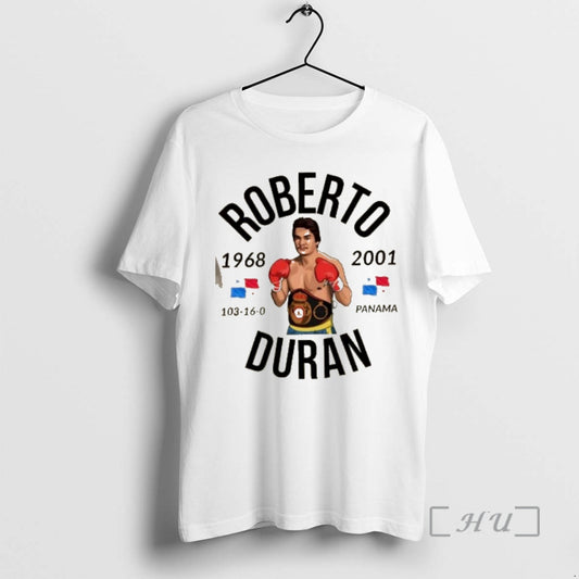 Officials Roberto Duran 1968 2001 Panama Flag T-Shirts, Hoodie, Sweatshirt | AU18TeeNovaLab.com