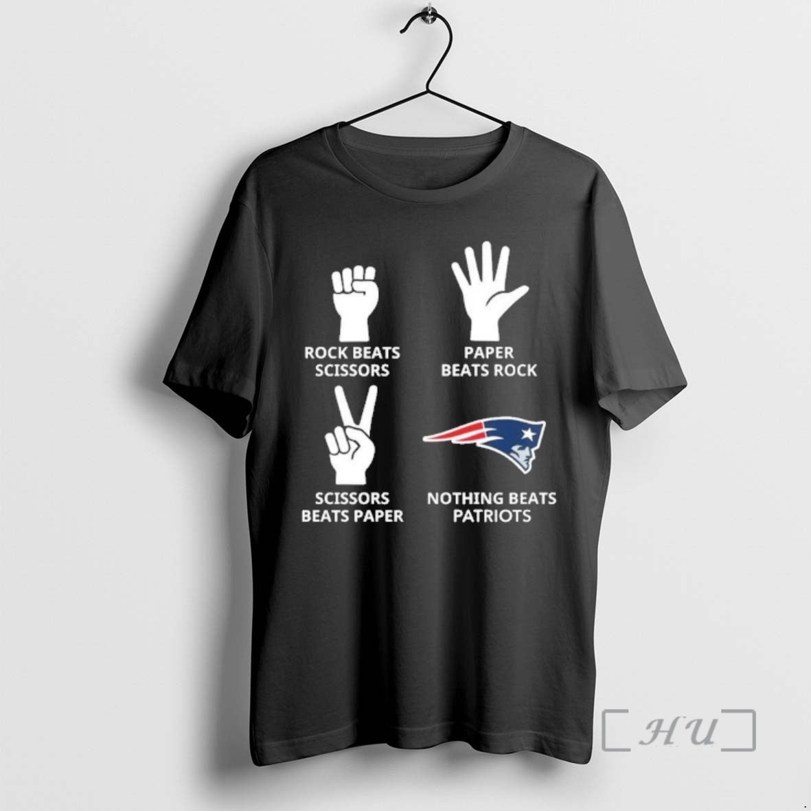 Officials Rock Beats Scissors Paper Beats Rock Nothing Beats Patriots T-Shirts, Hoodie, Sweatshirt | AU18TeeNovaLab.com