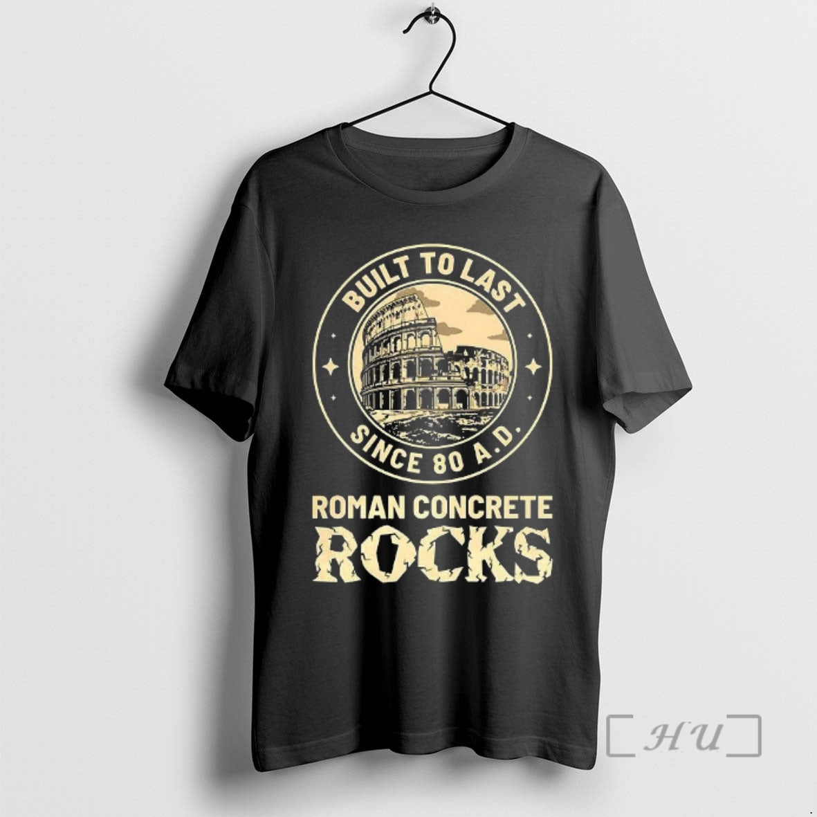 Officials Roman Concrete Rocks Built To Last Since 80 Ad Colosseum Logo Premium T Shirts Hoodie, Sweatshirt