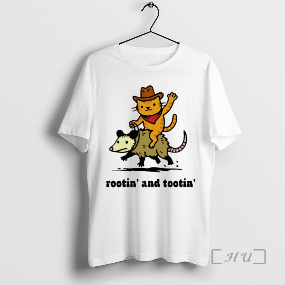 Officials Rootin And Tootin Cat Cowboy And Rat T-Shirts, Hoodie, Sweatshirt | AU18TeeNovaLab.com