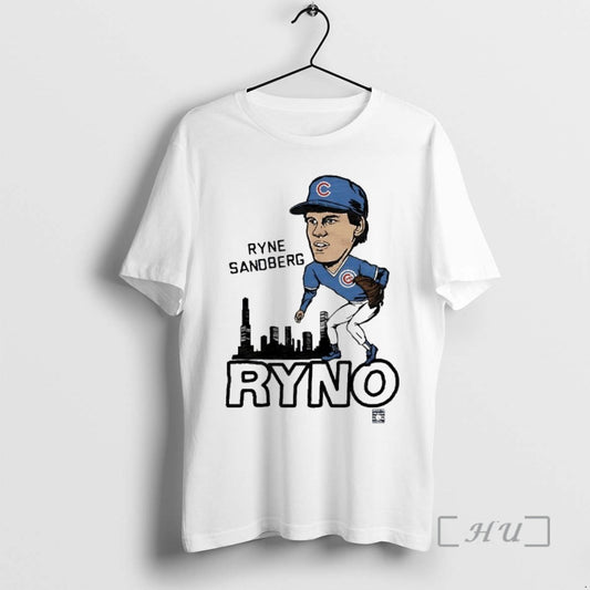 Ryne Sandberg Ryno Chicago Cubs Superstar Caricature