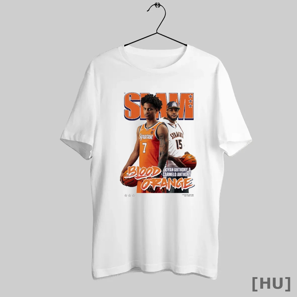 Officials Slam 258 Blood Orange Kiyan Anthony And Carmelo Anthony Syracuse Orange Graphic