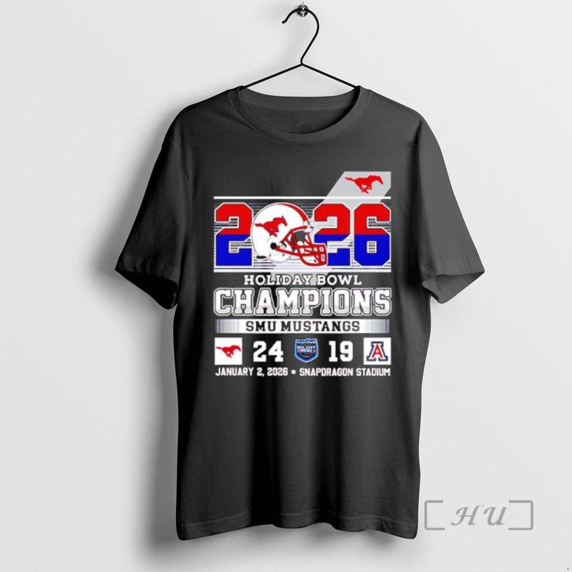 Officials Smu Mustangs Beat Arizona Wildcats 2026 Holiday Bowl Champions T-Shirts, Hoodie, Sweatshirt | AU18TeeNovaLab.com