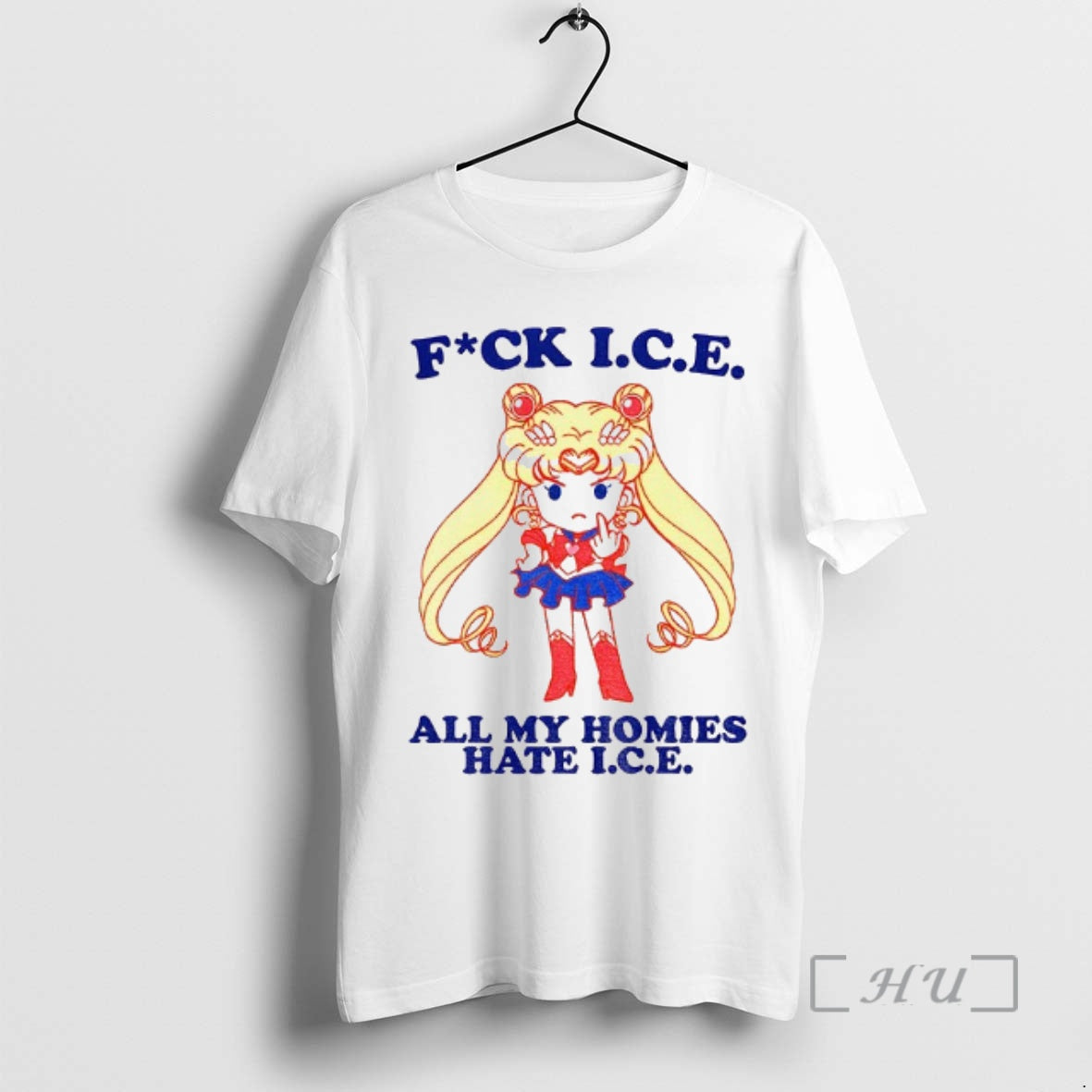 Officials Sailor Moon Middle Finger Fuck Ice All My Homies Hate Ice Premium T Shirts Hoodie, Sweatshirt | AU18TeeNovaLab.com