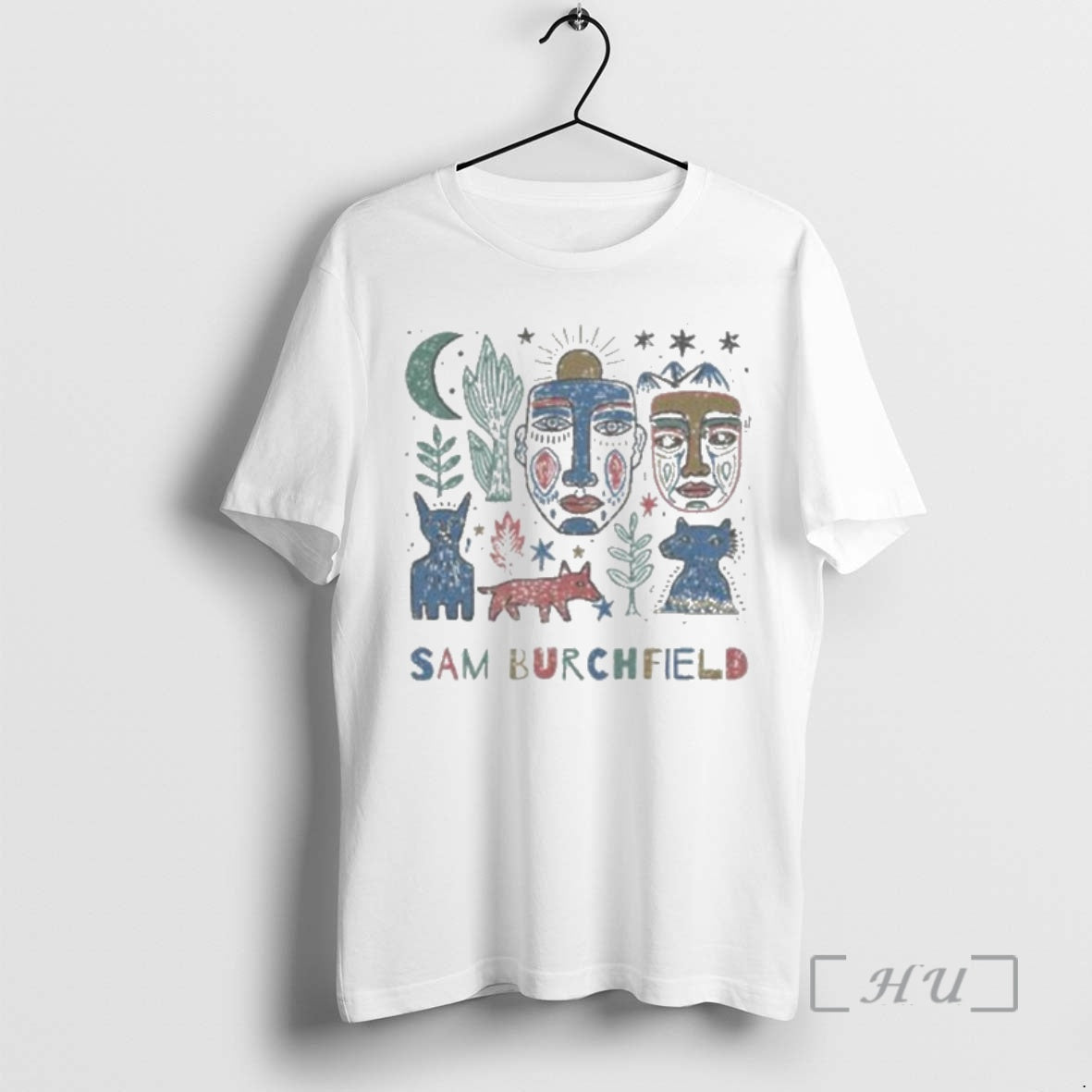 Officials Sam Burchfield Folk Collage T-Shirts, Hoodie, Sweatshirt | AU18TeeNovaLab.com