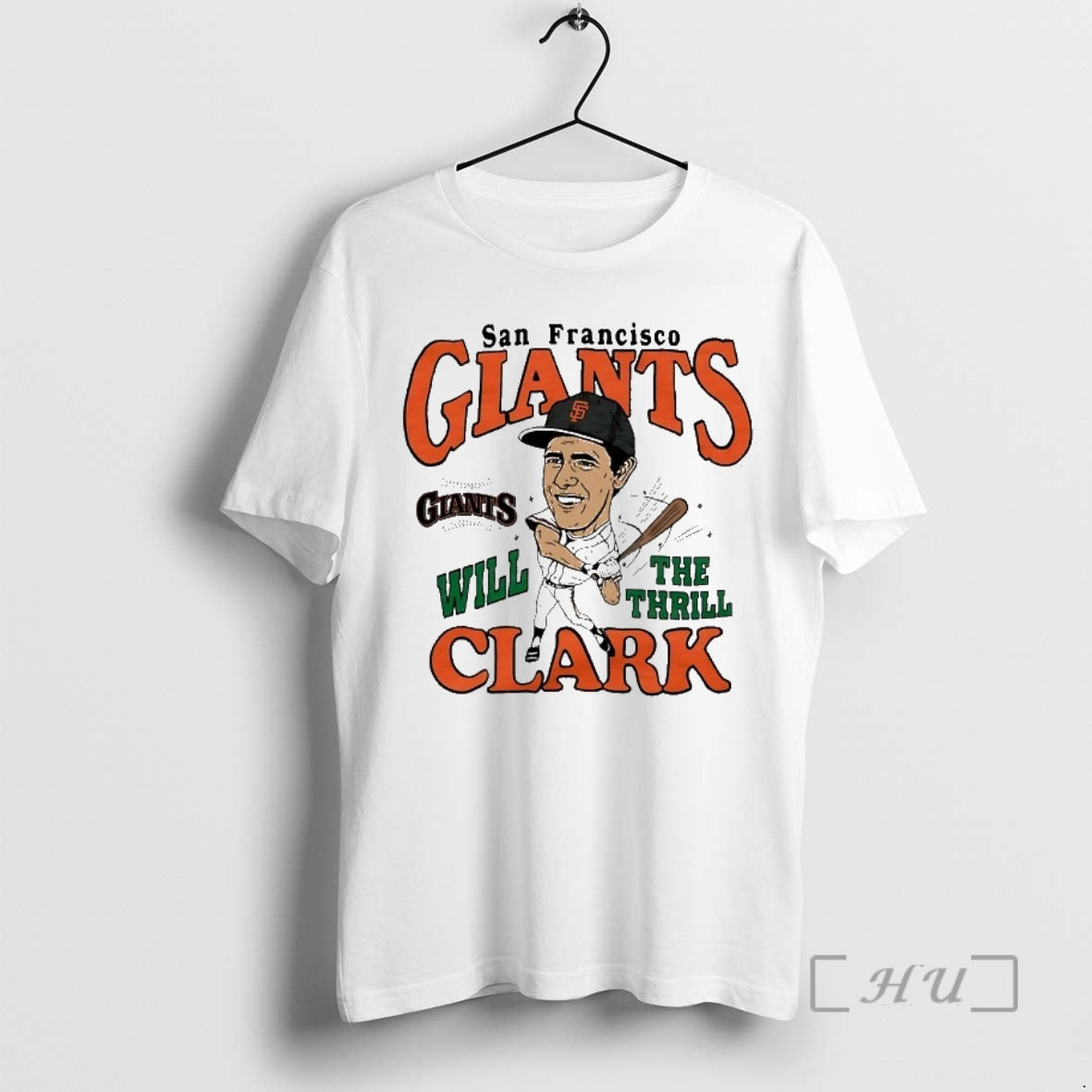 Officials San Francisco Giants Will Clark The Thrill Caricature T-Shirts, Hoodie, Sweatshirt | AU18TeeNovaLab.com