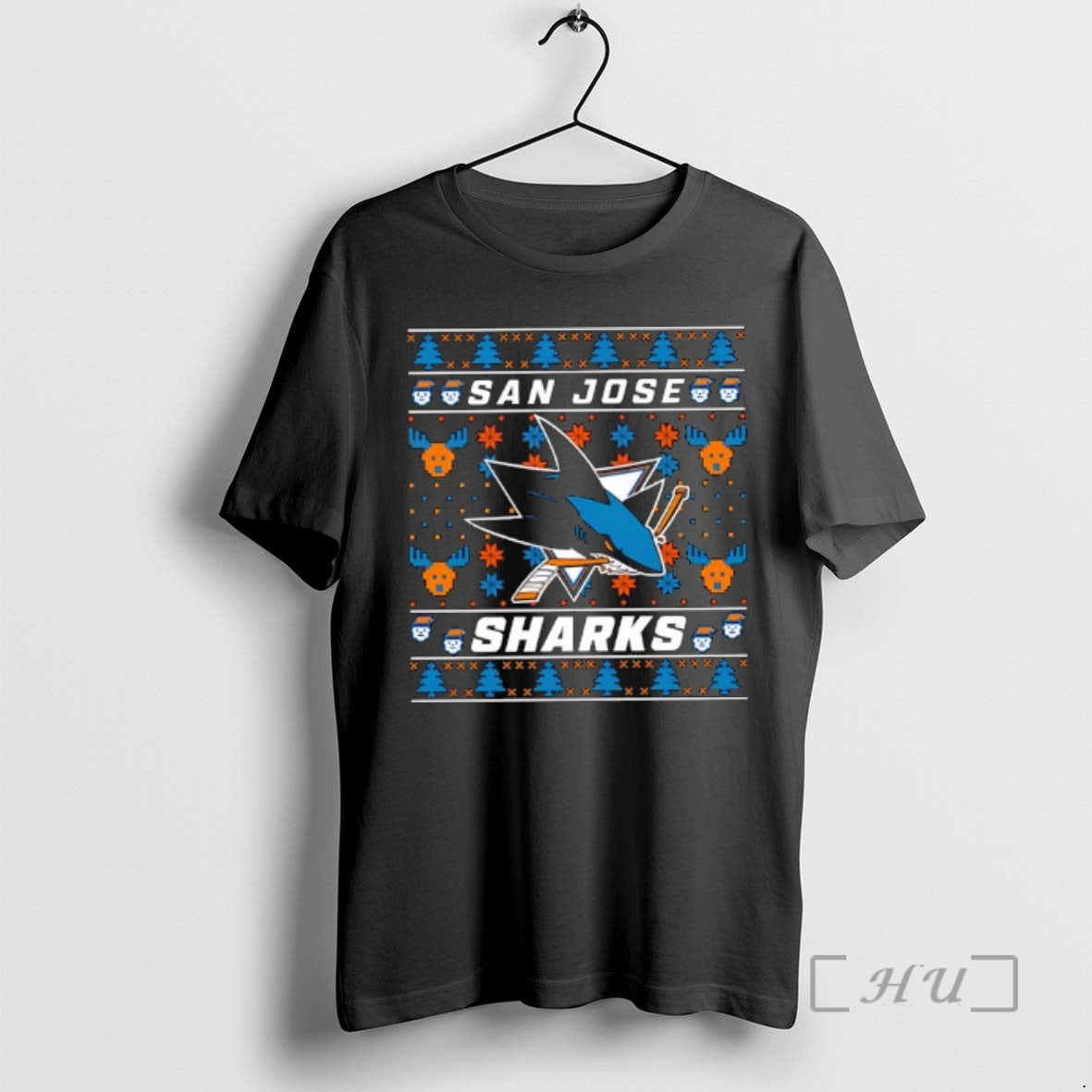 Officials San Jose Sharks 2025 Holiday Ugly Christmas T-Shirts, Hoodie, Sweatshirt | AU18TeeNovaLab.com