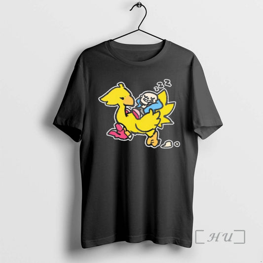 Officials Sans And Chocobo Graphic T-Shirts, Hoodie, Sweatshirt | AU18TeeNovaLab.com
