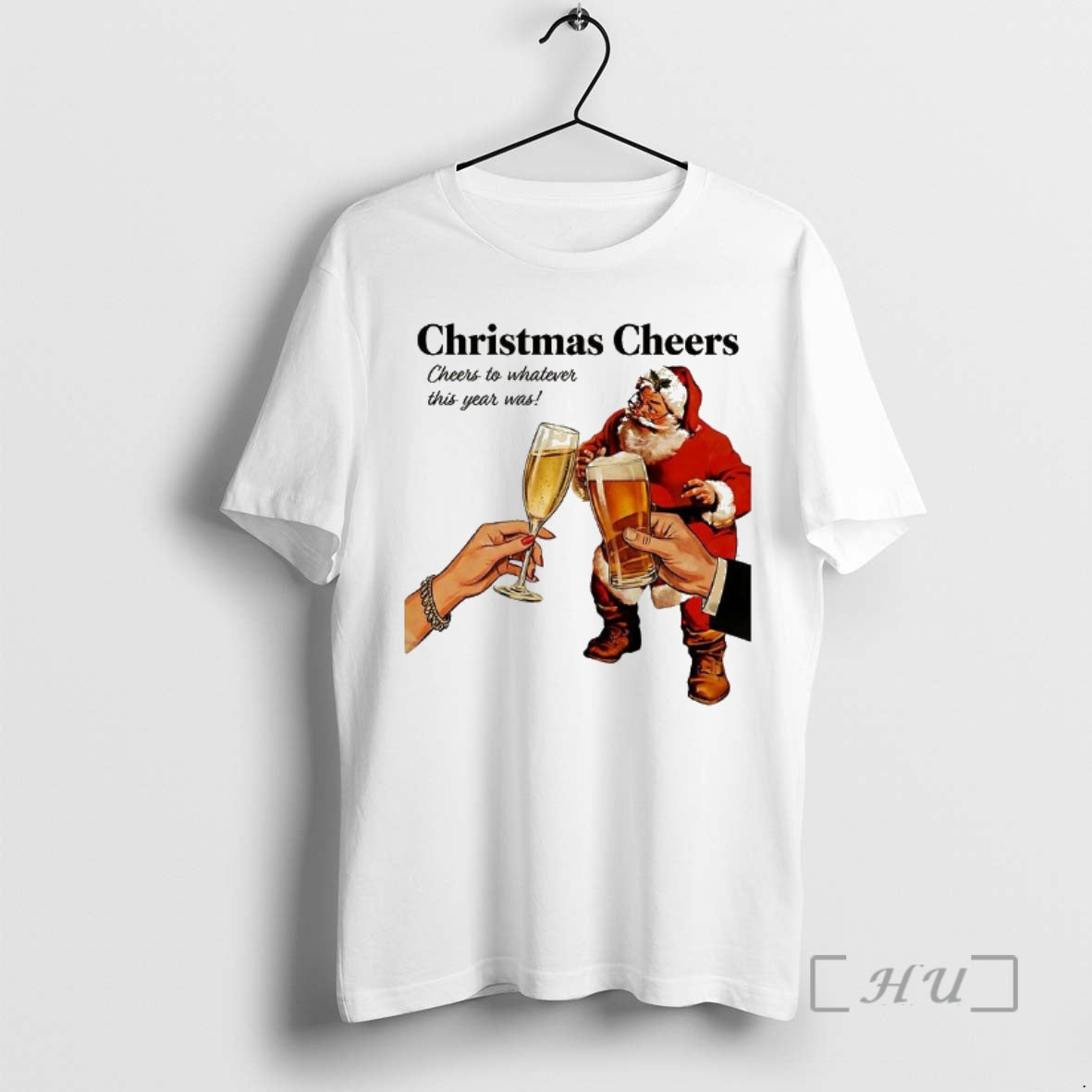 Officials Santa Cheers To Whatever This Years Was Christmas Cheers Retro Premium T Shirts Sweater Hoodie, Sweatshirt
