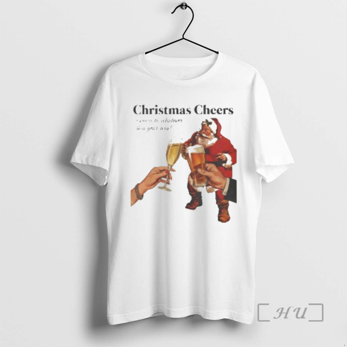Officials Santa Christmas Cheers To Whatever This Year Was T-Shirts, Hoodie, Sweatshirt | AU18TeeNovaLab.com