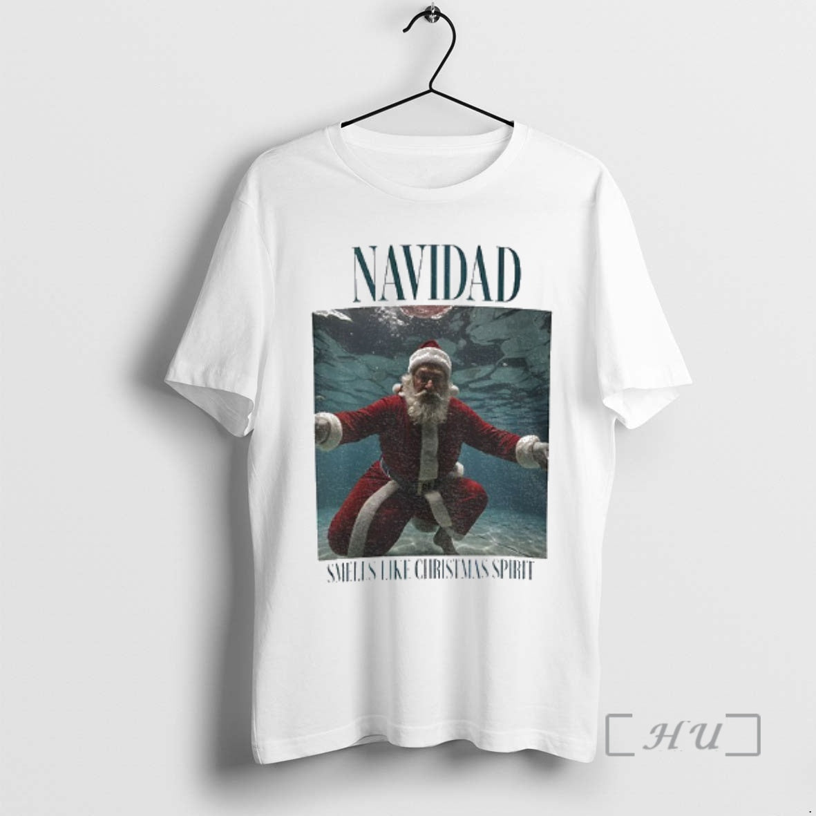 Officials Santa Claus Navidad Smells Like Christmas Spirit Merry Christmas T-Shirts, Hoodie, Sweatshirt | AU18TeeNovaLab.com