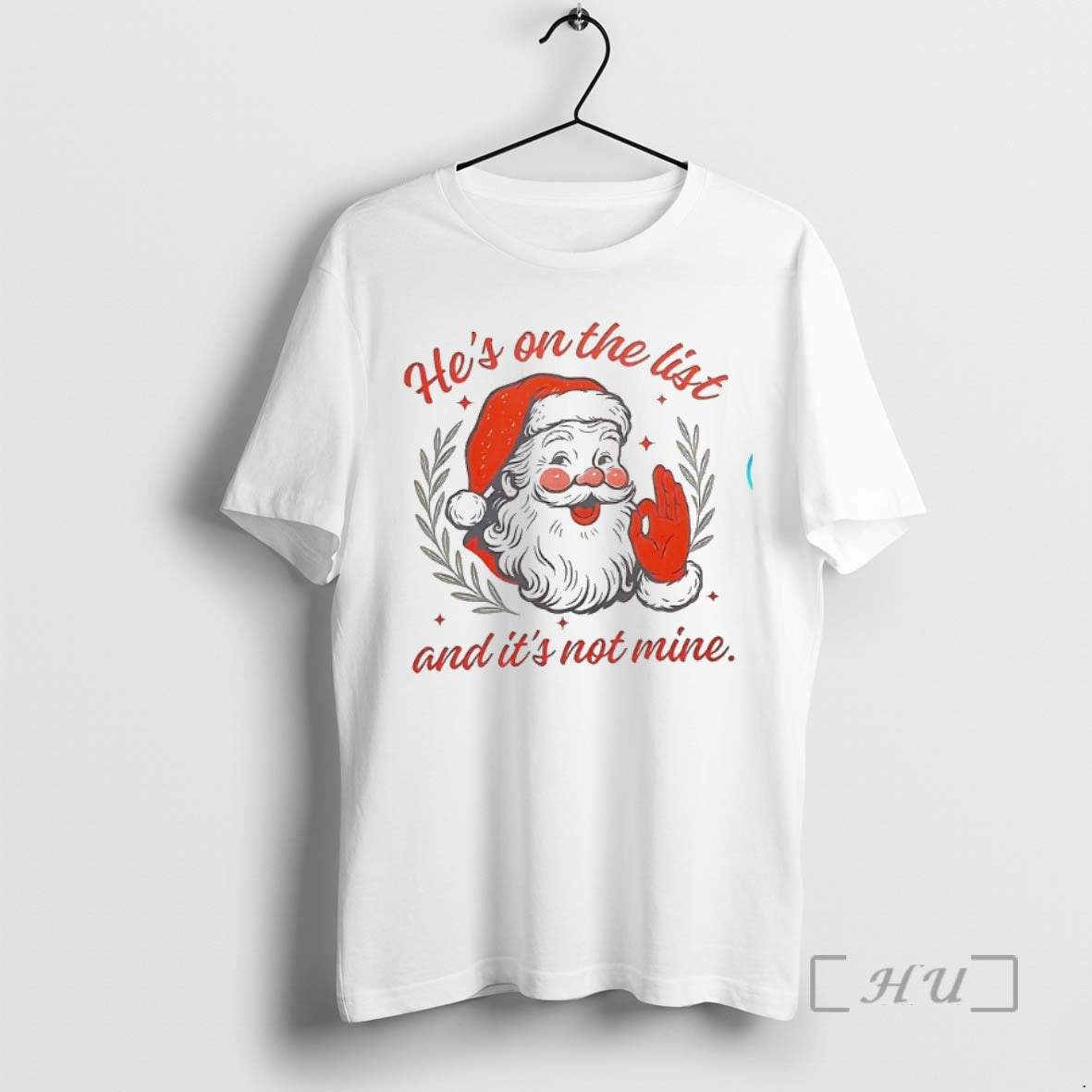 Officials Santa Claus On The List And Its Not Mine Christmas Premium T Shirts Sweater Hoodie, Sweatshirt | AU18TeeNovaLab.com