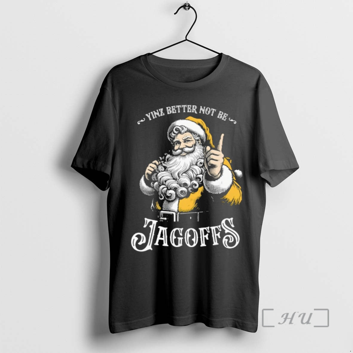 Officials Santa Claus Yinz Better Not Be Jagoffs Merry Christmas T-Shirts, Hoodie, Sweatshirt | AU18TeeNovaLab.com