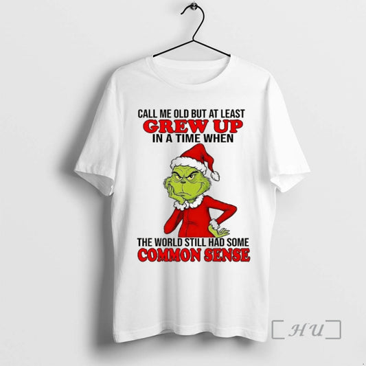 Officials Santa Grinch Call Me Old But At Least Grew Up Premium T Shirts Sweater Hoodie, Sweatshirt | AU18TeeNovaLab.com