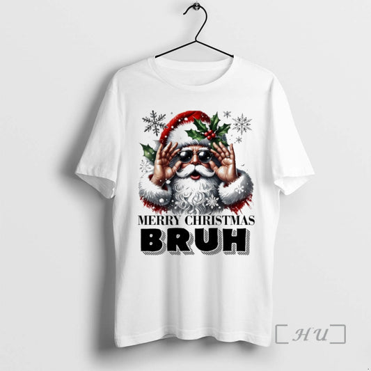 Officials Santa Merry Christmas Bruh T-Shirts, Hoodie, Sweatshirt | AU18TeeNovaLab.com