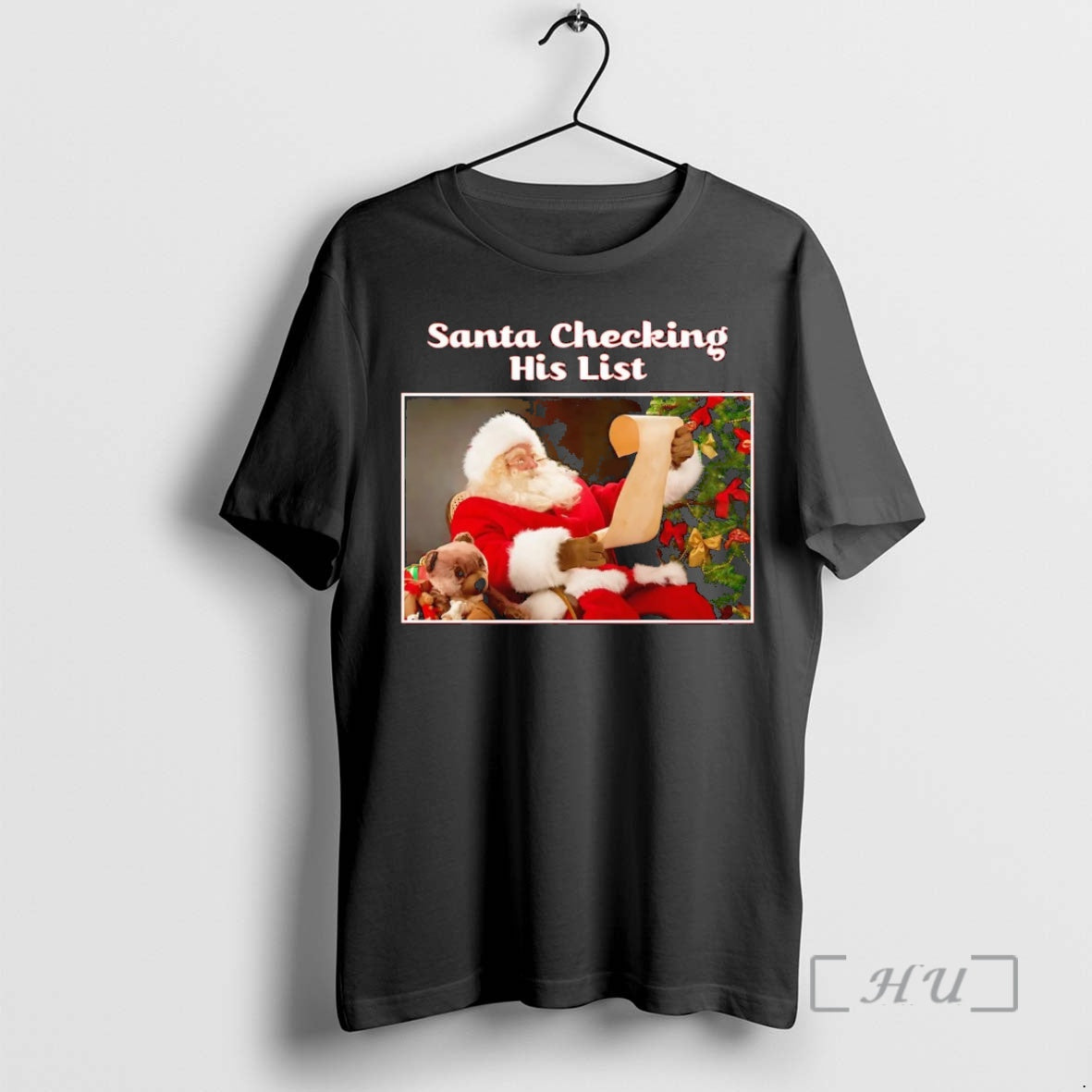 Officials Santa Checking His List Christmas T-Shirts, Hoodie, Sweatshirt | AU18TeeNovaLab.com