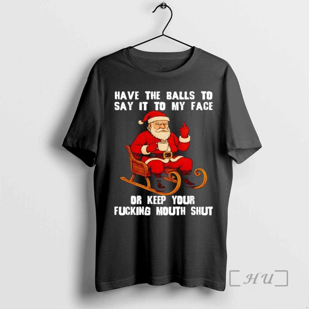 Officials Santa Have The Balls To Say It To My Face Christmas Premium T Shirts Hoodie, Sweatshirt | AU18TeeNovaLab.com