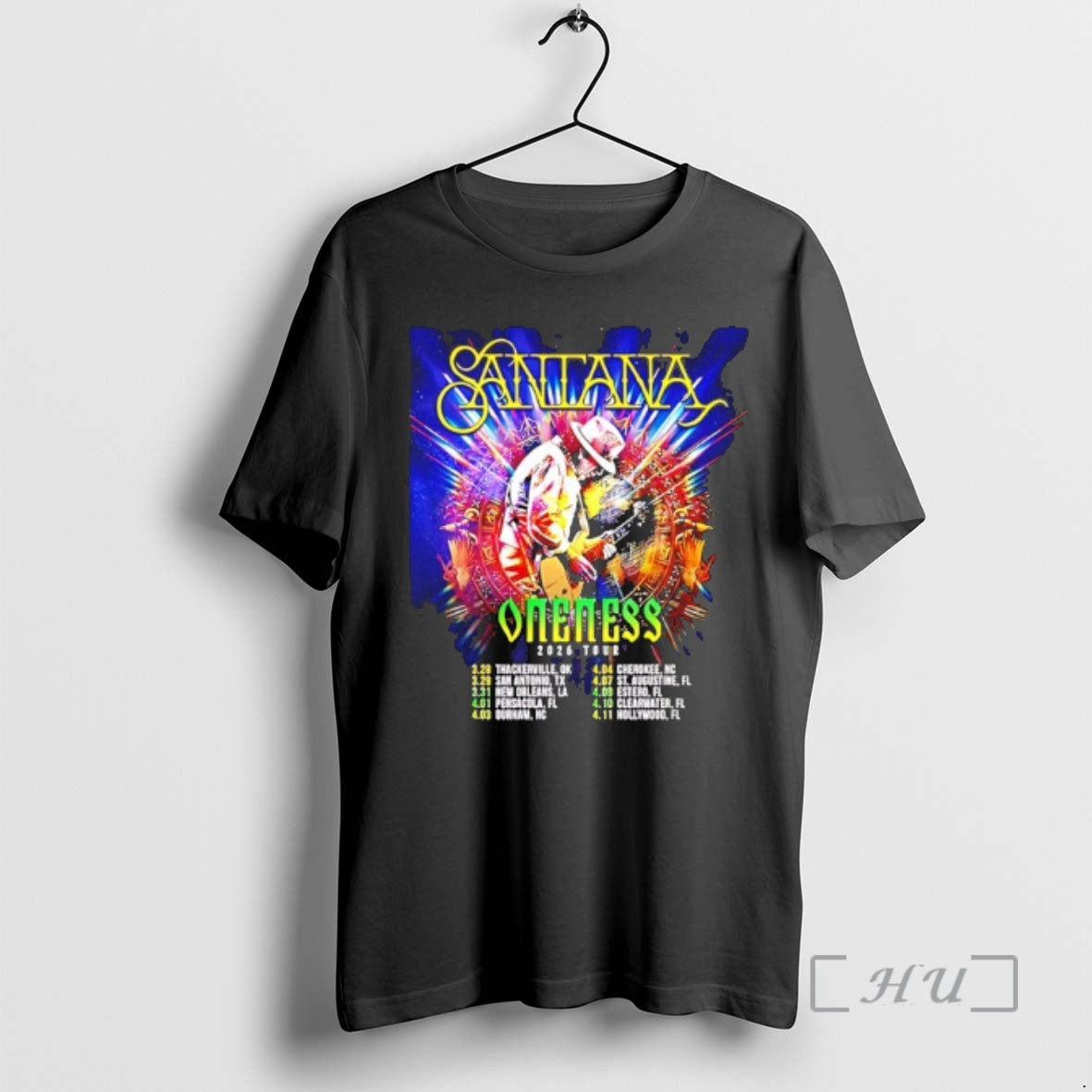 Officials Santana Oneness Usa Tour 2026 T-Shirts, Hoodie, Sweatshirt | AU18TeeNovaLab.com