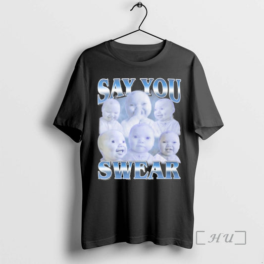 Officials Say You Swear Ai Niche Baby Holding Back Laugh Genz Meme Premium T Shirts Hoodie, Sweatshirt | AU18TeeNovaLab.com