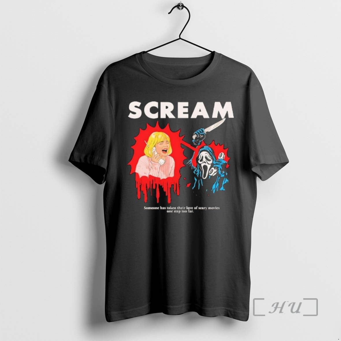 Officials Scream Someone Has Taken Their Love Of Scary Movies One Step Too Far Premium T-Shirts, Hoodie, Sweatshirt