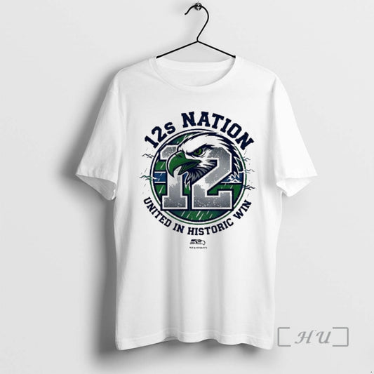 Officials Seahawks 12s Nation United In Historic Win T-Shirts, Hoodie, Sweatshirt | AU18TeeNovaLab.com