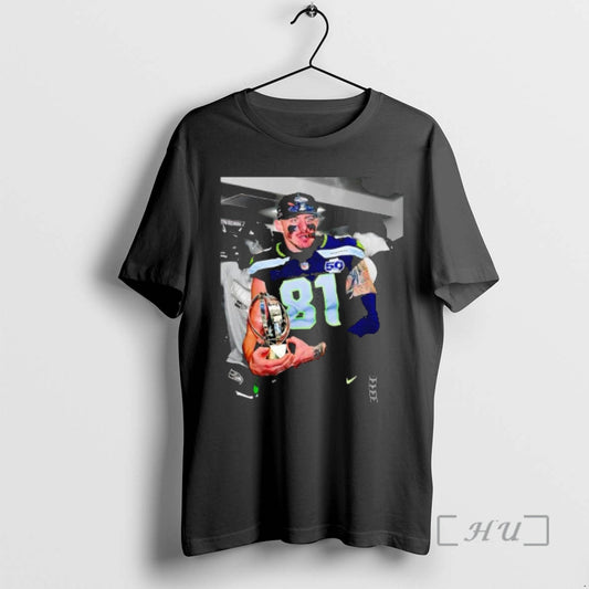 Officials Seahawks Eric Saubert 81 Smoking Graphic T-Shirts, Hoodie, Sweatshirt | AU18TeeNovaLab.com