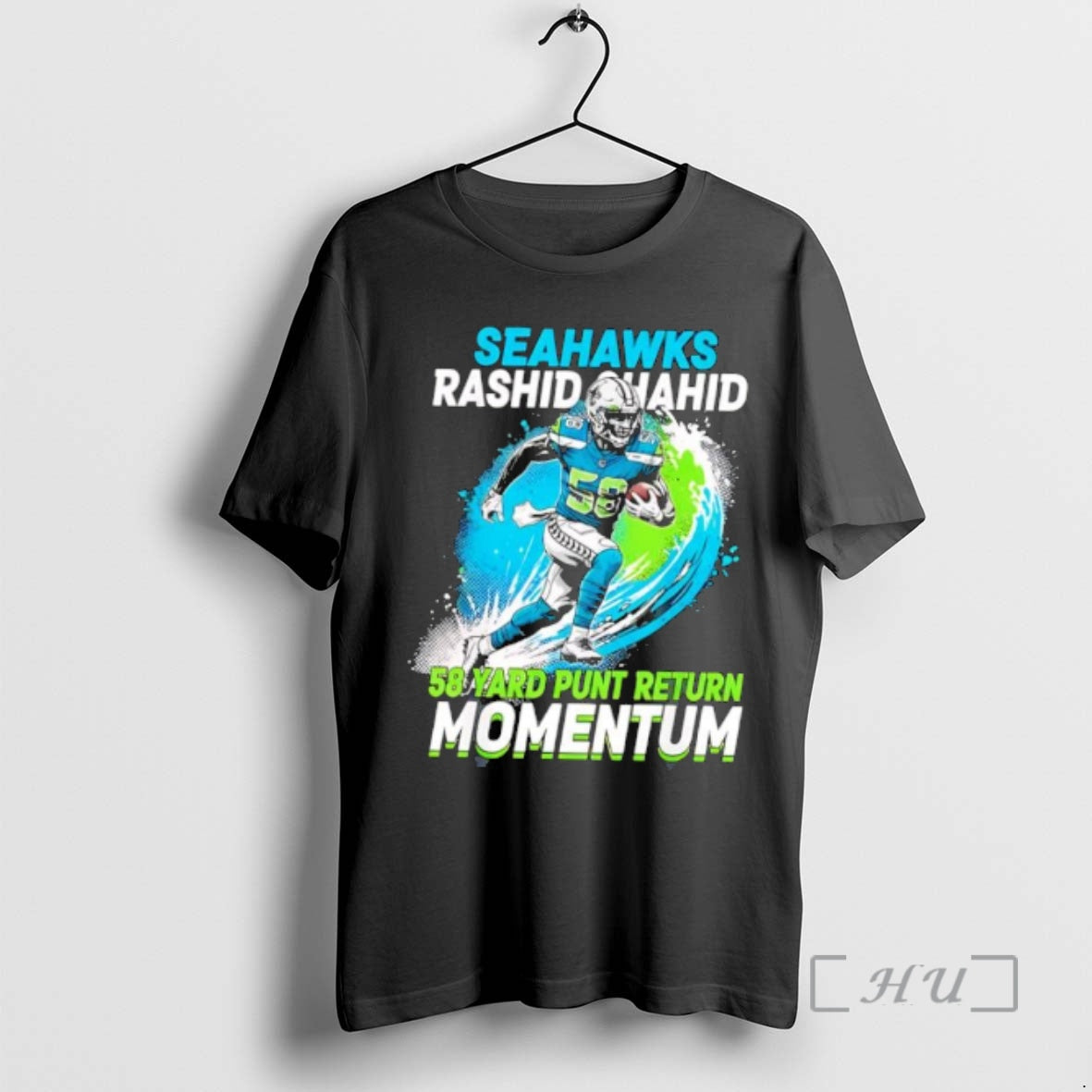 Officials Seahawks Rashid Shaheed 58 Yard Punt Return Momentum T-Shirts, Hoodie, Sweatshirt | AU18TeeNovaLab.com