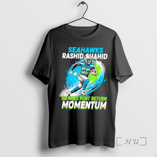 Officials Seahawks Rashid Shaheed 58 Yard Punt Return Momentum T-Shirts, Hoodie, Sweatshirt | AU18TeeNovaLab.com