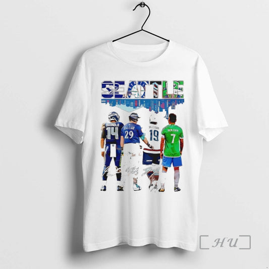 Officials Seattle Legends Sports Mix Roldan City Skyline Signatures T-Shirts, Hoodie, Sweatshirt | AU18TeeNovaLab.com