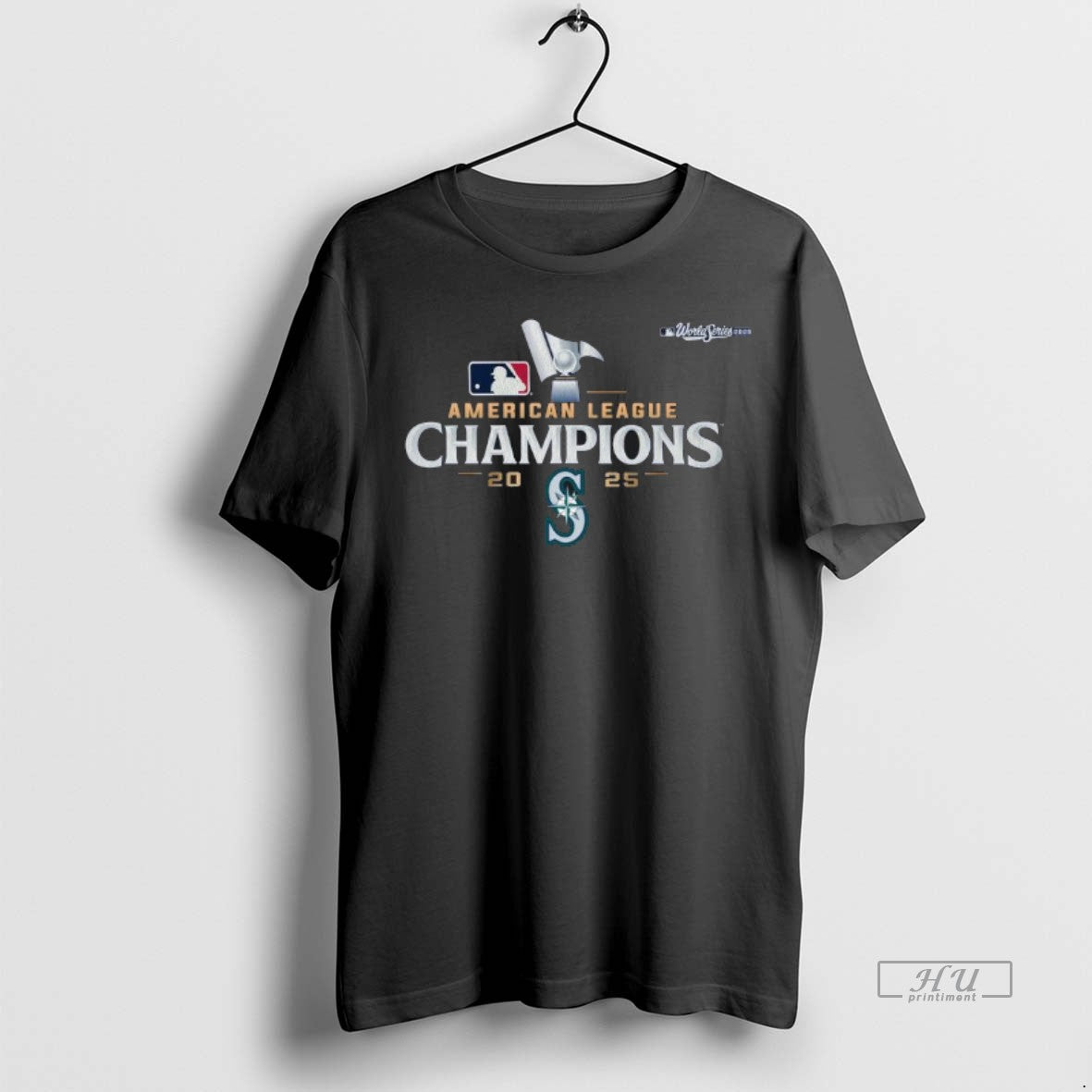Officials Seattle Mariners 2025 American League Champions Logo