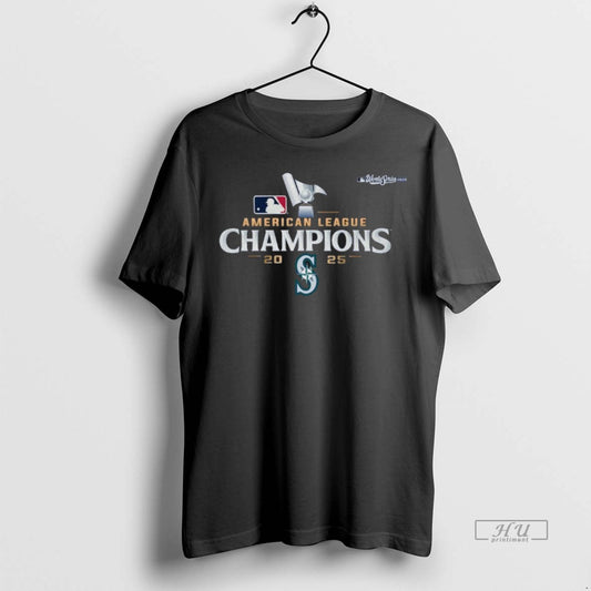 Officials Seattle Mariners 2025 American League Champions Logo