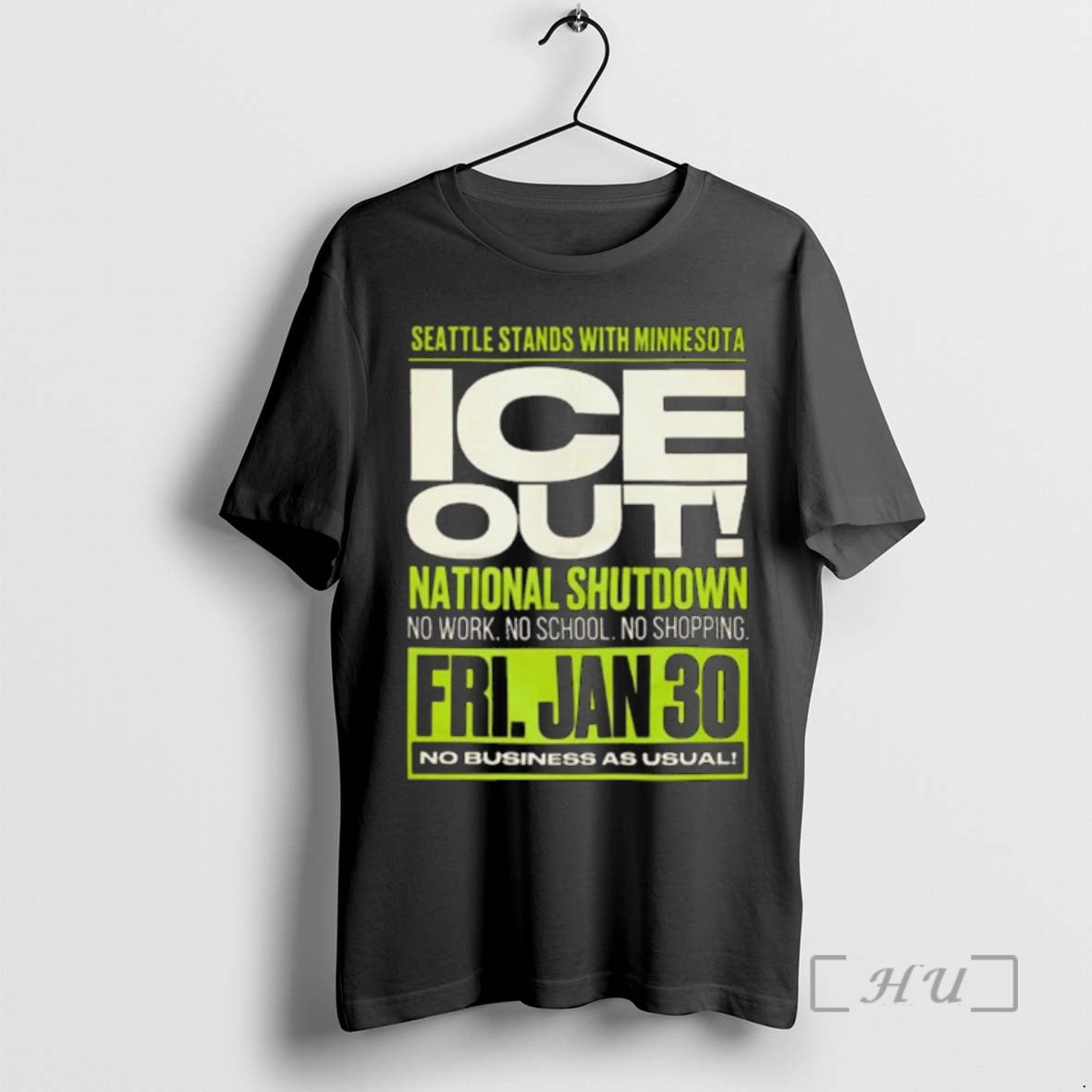 Officials Seattle Stand With Minnesota Ice Out National Shutdown January 30 2026 Premium T Shirts Hoodie, Sweatshirt