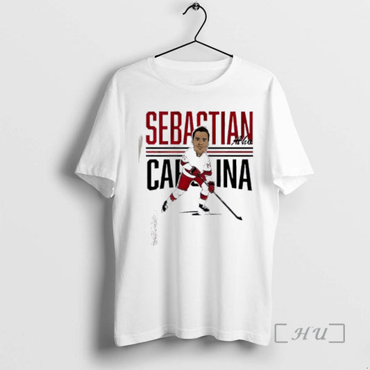 Officials Sebastian Aho Center Ice Caricature T-Shirts, Hoodie, Sweatshirt | AU18TeeNovaLab.com