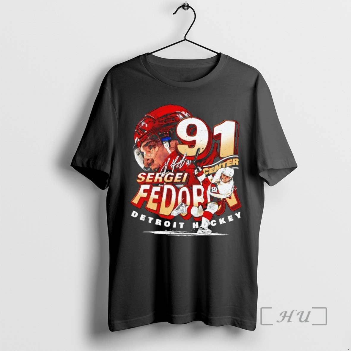 Officials Sergei Fedorov 91 Detroit Red Wings Hockey Player Name T-Shirts, Hoodie, Sweatshirt | AU18TeeNovaLab.com