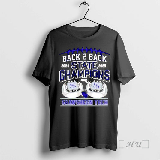Officials Shawsheen Tech Back 2 Back 2024 2025 State Champions Christmas Premium T Shirts Sweater
