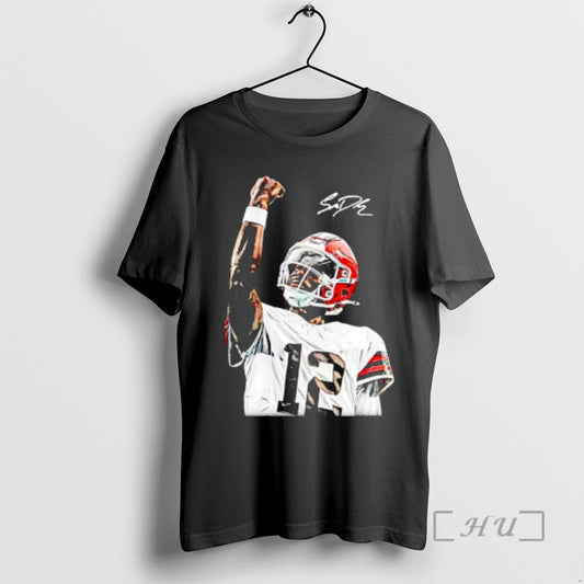 Officials Shedeur Sanders 12 Cleveland Browns Football Signature Portrait T-Shirts, Hoodie, Sweatshirt | AU18TeeNovaLab.com