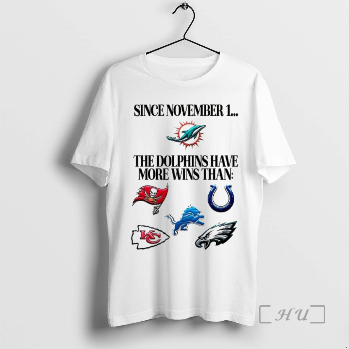 Officials Since November 1 The Miami Dolphins Have More Wins Than Premium T Shirts Sweater Hoodie, Sweatshirt
