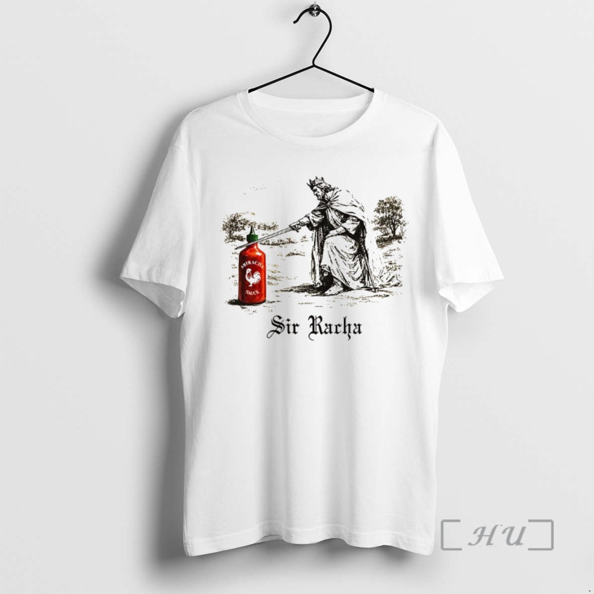 Officials Sir Racha Sriracha Knighthood Sketch Caricature