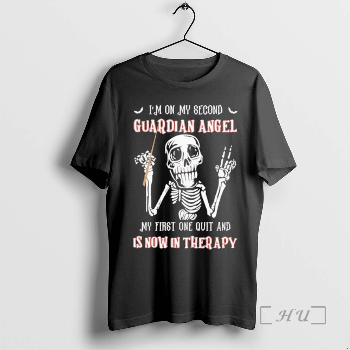 Officials Skeleton Im On My Second Guardian Angel My First One Out And Is Now T-Shirts, Hoodie, Sweatshirt