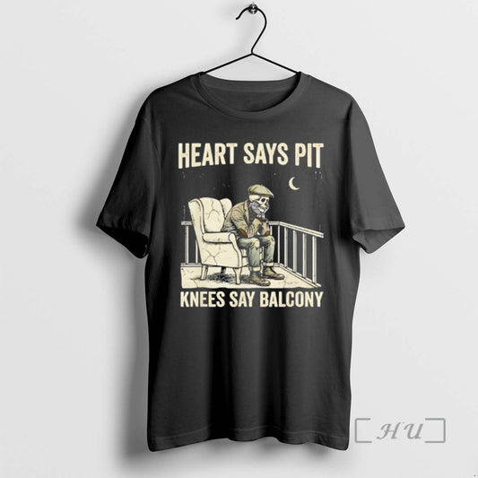 Officials Skeleton Old Men Heart Says Pit Knees Say Balcony Retro Premium T Shirts Sweater