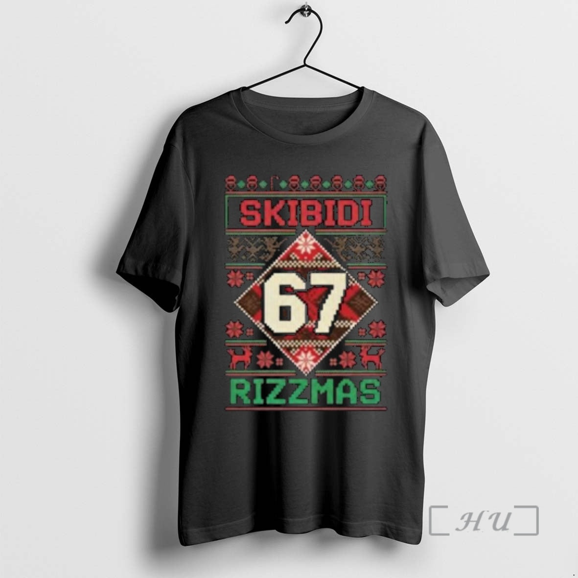 Officials Skibidi Six Seven Rizzmas Funny Christmas 2025 Circle Black T-Shirts, Hoodie, Sweatshirt | AU18TeeNovaLab.com