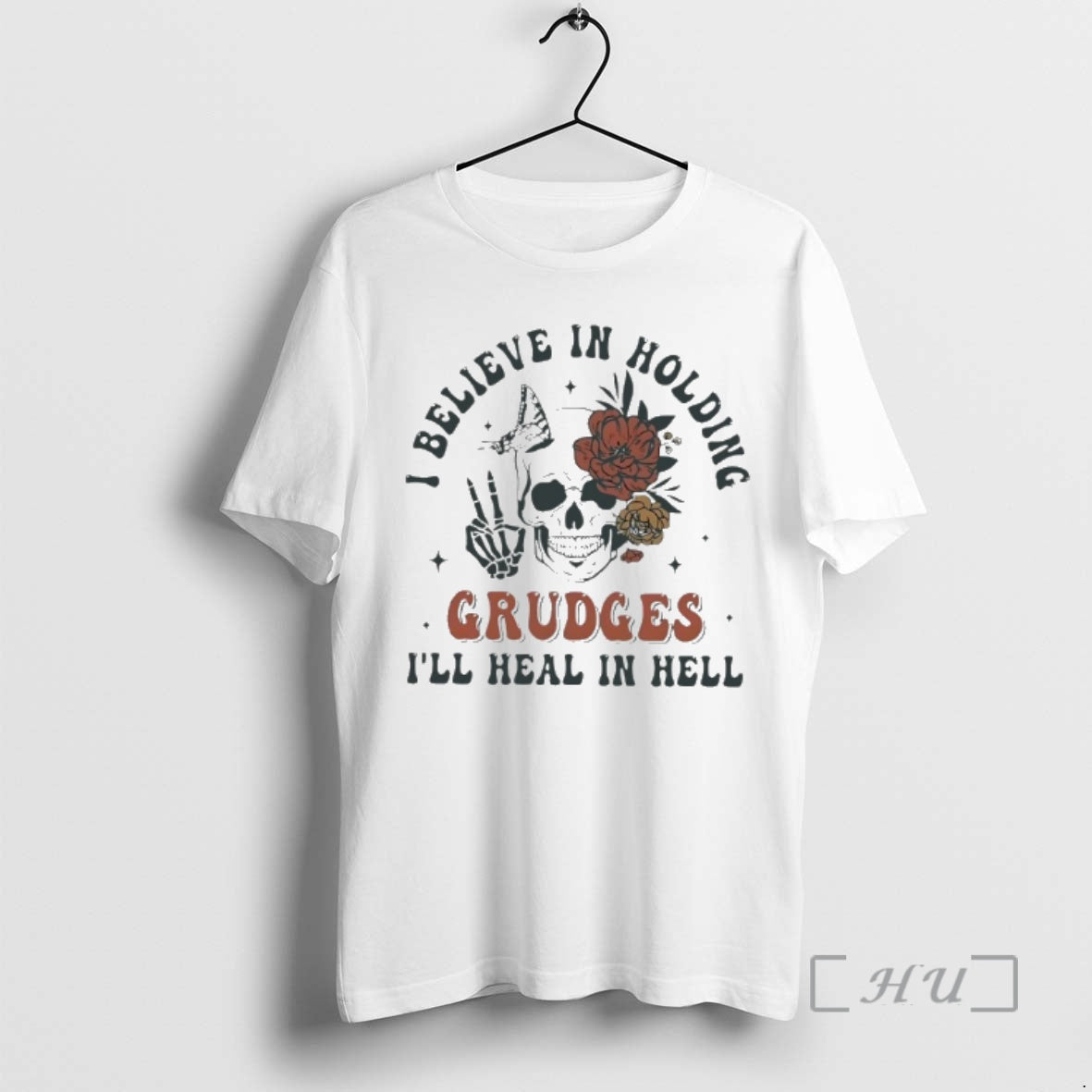 Officials Skull I Believe In Holding Grudges Ill Heal In Hell Premium T Shirts Sweater Hoodie, Sweatshirt