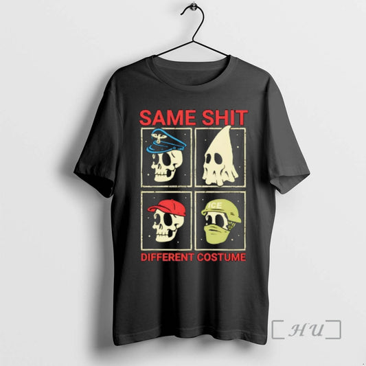 Officials Skull Same Shit Different Costume T-Shirts, Hoodie, Sweatshirt | AU18TeeNovaLab.com
