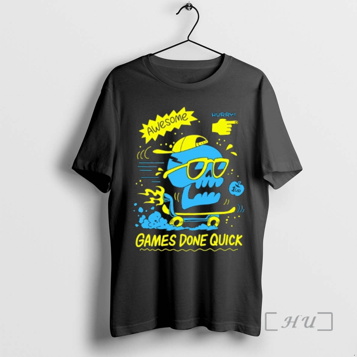Officials Skull Awesome Hurry Games Done Quick T-Shirts, Hoodie, Sweatshirt | AU18TeeNovaLab.com