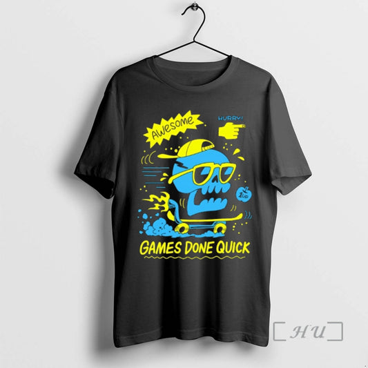 Officials Skull Awesome Hurry Games Done Quick T-Shirts, Hoodie, Sweatshirt | AU18TeeNovaLab.com