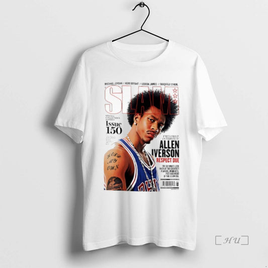 Officials Slam Philadelphia 76ers Allen Iverson Respect Due Issue 150 T-Shirts, Hoodie, Sweatshirt | AU18TeeNovaLab.com