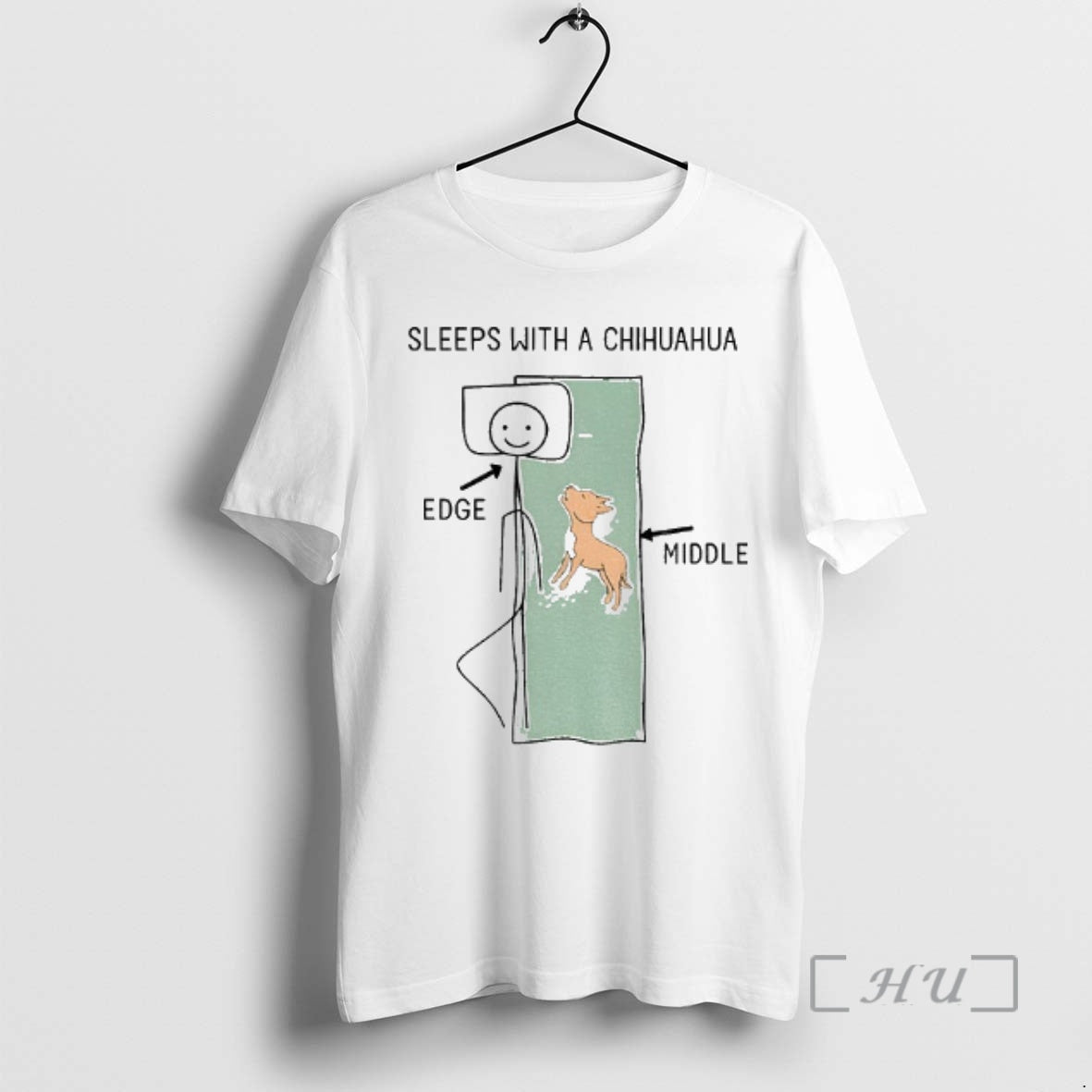 Officials Sleeps With A Chihuahua Edge Middle T-Shirts, Hoodie, Sweatshirt | AU18TeeNovaLab.com