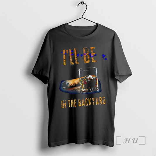 Officials Smoke Coffee Ill Be In The Backyard T-Shirts, Hoodie, Sweatshirt | AU18TeeNovaLab.com